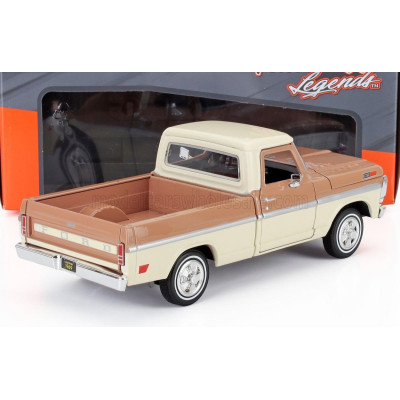 MOTOR MAX FORD USA F-100 PICK-UP 1969 - LIGHT BROWN CREAM 1/24