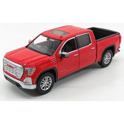 MOTOR MAX GMC SIERRA 1500 SLT CREW CAB PICK-UP 2019 - RED 1/27