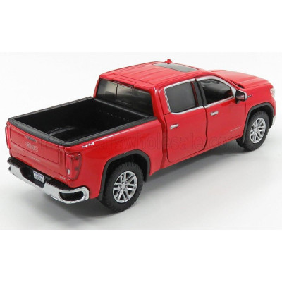 MOTOR MAX GMC SIERRA 1500 SLT CREW CAB PICK-UP 2019 - RED 1/27