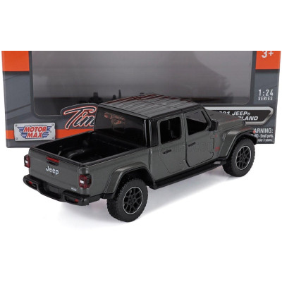 MOTOR MAX JEEP GLADIATOR OVERLAND PICK-UP 2021 - GRANITE GREY 1/27