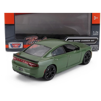 MOTOR MAX DODGE CHARGER SXT 2023 - GREEN 1/24