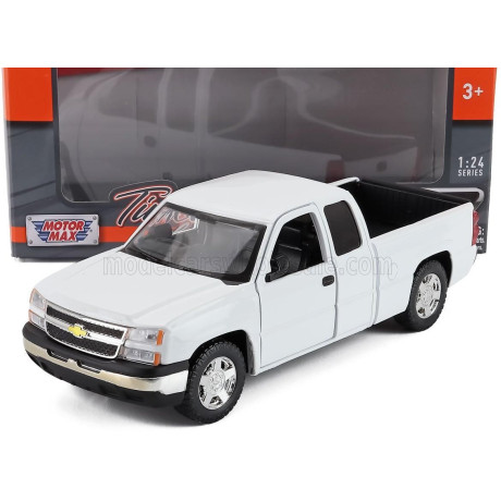 MOTOR MAX CHEVROLET SILVERADO 1500 PICK-UP 2006 - WHITE 1/25