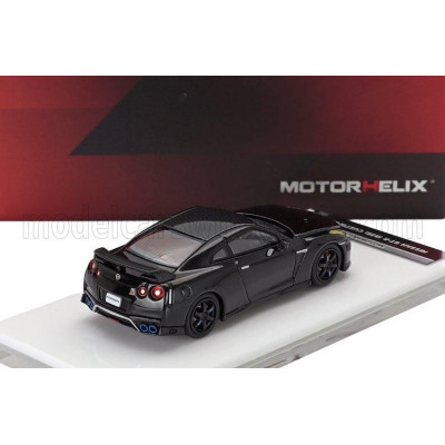 MOTORHELIX NISSAN GT-R (R35) COUPE 2007 - BLACK 1/64