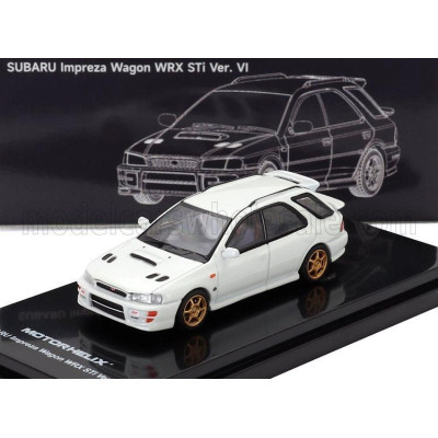 MOTORHELIX SUBARU IMPREZA WRX SW STATION WAGON 2001 - WHITE 1/64
