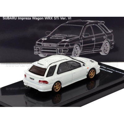 MOTORHELIX SUBARU IMPREZA WRX SW STATION WAGON 2001 - WHITE 1/64