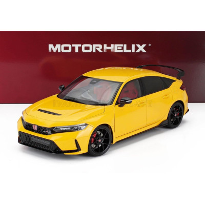 MOTORHELIX HONDA CIVIC TYPE-R (FL5) WITH ENGINE AND ACCESSORIES 2020 - YELLOW 1/18