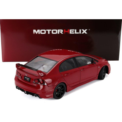 MOTORHELIX HONDA CIVIC MUGEN RR 2008 - RED 1/18