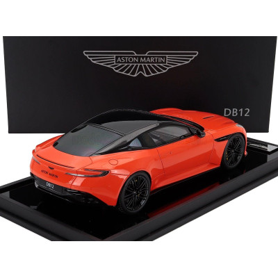 MOTORHELIX ASTON MARTIN DB12 4.0L V8 COUPE 2023 - ORANGE 1/18