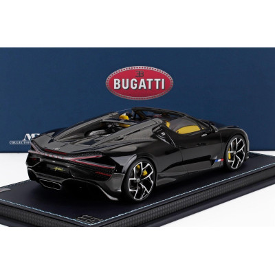 MR MODELS BUGATTI MISTRAL W16 2023 - CON VETRINA - WITH SHOWCASE - BLACK 1/18