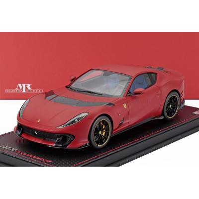 MR MODELS FERRARI 812 COMPETIZIONE 2022 - CON VETRINA - WITH SHOWCASE - ROSSO F1 75 - MATT RED 1/18