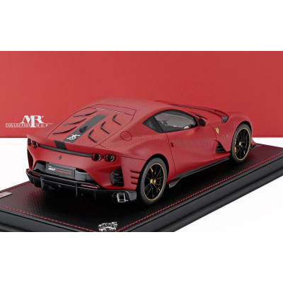 MR MODELS FERRARI 812 COMPETIZIONE 2022 - CON VETRINA - WITH SHOWCASE - ROSSO F1 75 - MATT RED 1/18