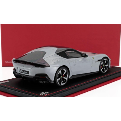 MR MODELS FERRARI 12CILINDRI COUPE V12 830cv 2024 - CON VETRINA - WITH SHOWCASE - BIANCO ARTICO - WHITE MET 1/18