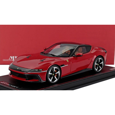 MR MODELS FERRARI 12CILINDRI COUPE V12 830cv 2024 - CON VETRINA - WITH SHOWCASE - ROSSO CORSA - RED 1/18