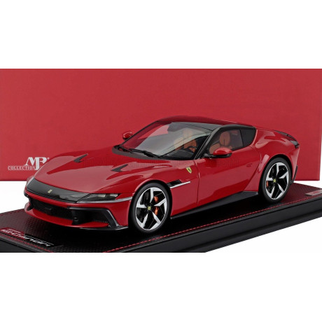 MR MODELS FERRARI 12CILINDRI COUPE V12 830cv 2024 - CON VETRINA - WITH SHOWCASE - ROSSO CORSA - RED 1/18