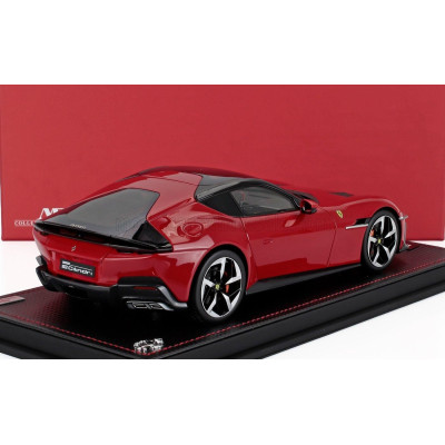 MR MODELS FERRARI 12CILINDRI COUPE V12 830cv 2024 - CON VETRINA - WITH SHOWCASE - ROSSO CORSA - RED 1/18