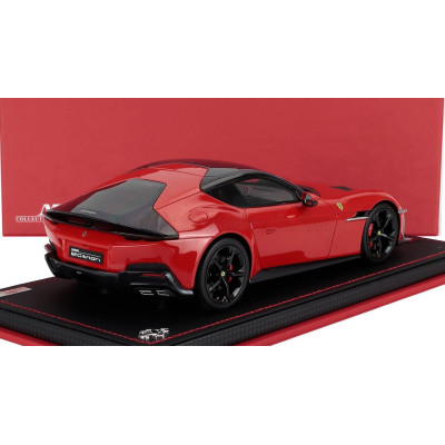MR MODELS FERRARI 12CILINDRI COUPE V12 830cv 2024 - CON VETRINA - WITH SHOWCASE - ROSSO SCUDERIA - RED 1/18