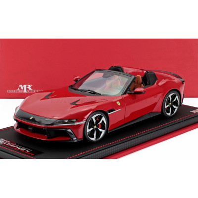 MR MODELS FERRARI 12CILINDRI SPIDER V12 830cv 2024 - CON VETRINA - WITH SHOWCASE - ROSSO CORSA - RED 1/18