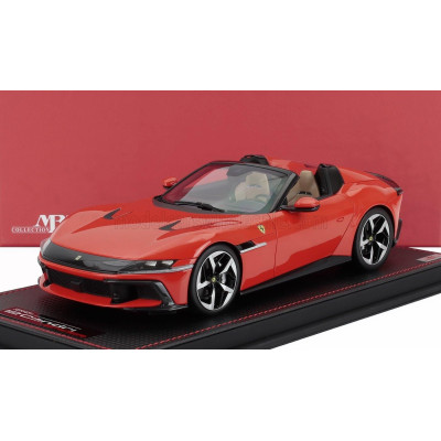 MR MODELS FERRARI 12CILINDRI SPIDER V12 830cv 2024 - CON VETRINA - WITH SHOWCASE - ROSSO DINO - RED 1/18