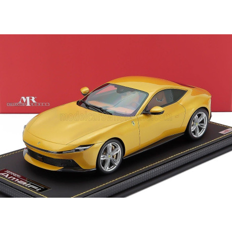 MR MODELS FERRARI AMALFI 2025 - CON VETRINA - WITH SHOWCASE - GIALLO MONTECARLO - YELLOW 1/18