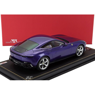 MR MODELS FERRARI AMALFI 2025 - CON VETRINA - WITH SHOWCASE - VIOLETTO DINO - PURPLE 1/18