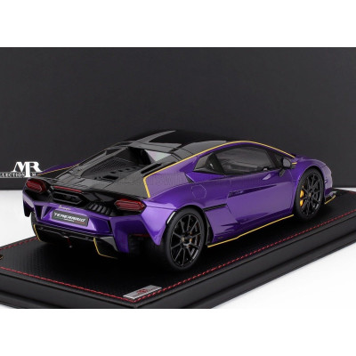 MR MODELS LAMBORGHINI TEMERARIO ALLEGGERITA PACKAGE 2024 - CON VETRINA - WITH SHOWCASE - VIOLA PASIFAE - PURPLE 1/18
