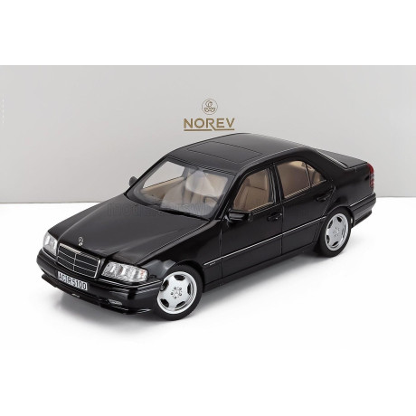 NOREV MERCEDES BENZ C-CLASS C36 AMG (W202) 1993 - BLACK 1/18