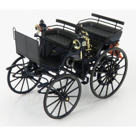 NOREV DAIMLER HD MOTORIZED CARRIAGE 1886 - DARK BLUE MET 1/18