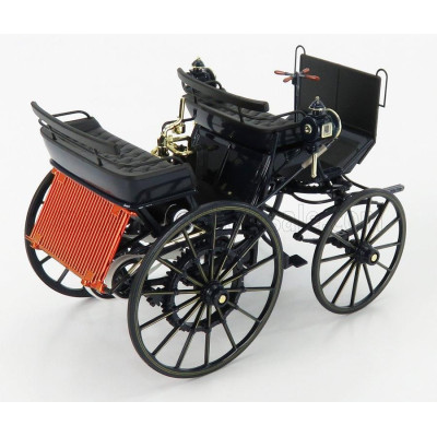 NOREV DAIMLER HD MOTORIZED CARRIAGE 1886 - DARK BLUE MET 1/18