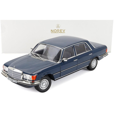 NOREV MERCEDES BENZ S-CLASS 350SEL (W116) 1979 - BLUE 1/18