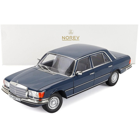 NOREV MERCEDES BENZ S-CLASS 350SEL (W116) 1979 - BLUE 1/18