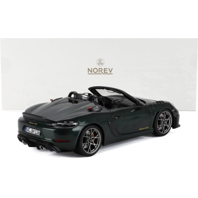 NOREV PORSCHE 718 (982) SPIDER RS WEISSACH PACKAGE 2023 - FOREST GREEN 1/18