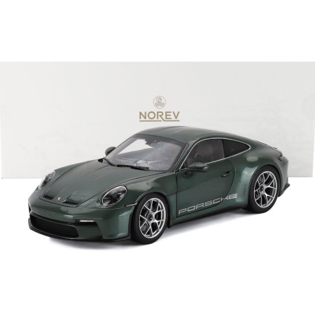 NOREV PORSCHE 911 992 S/T COUPE 2023 - GREEN MET 1/18