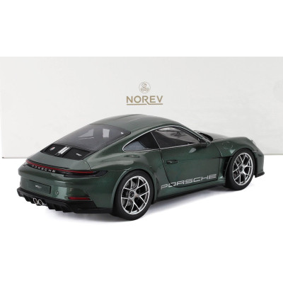 NOREV PORSCHE 911 992 S/T COUPE 2023 - GREEN MET 1/18