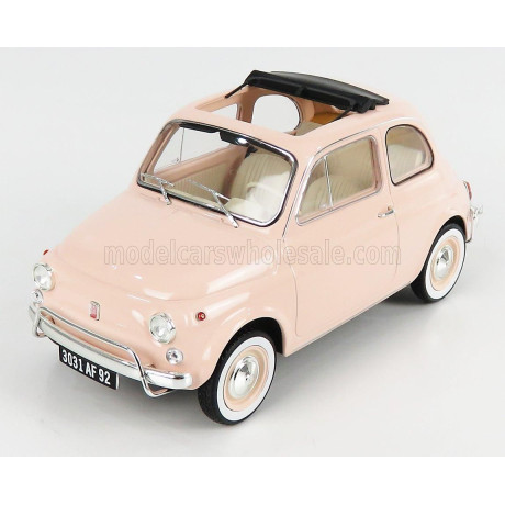 NOREV FIAT 500L OPEN ROOF 1968 - PINK 1/18