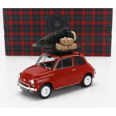 NOREV FIAT 500L 1968 - CHRISTMAS EDITION - RED 1/18