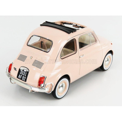 NOREV FIAT 500L OPEN ROOF 1968 - PINK 1/18