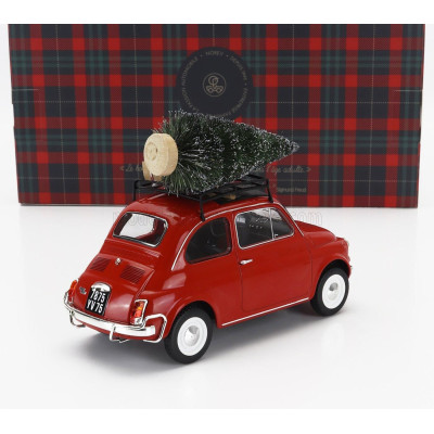 NOREV FIAT 500L 1968 - CHRISTMAS EDITION - RED 1/18