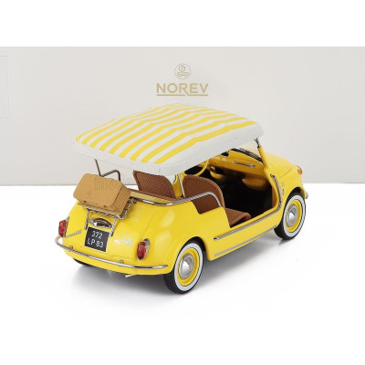 NOREV FIAT 500 JOLLY 1965 - YELLOW 1/18