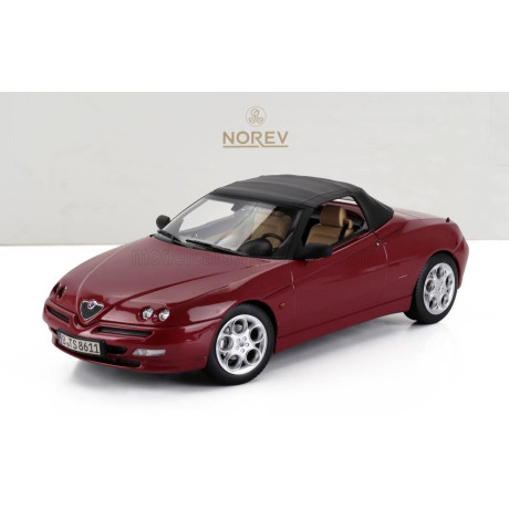 NOREV ALFA ROMEO SPIDER CARIOLET 1999 - RED 1/18