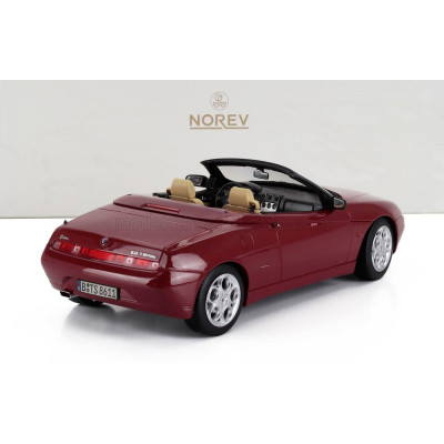 NOREV ALFA ROMEO SPIDER CARIOLET 1999 - RED 1/18
