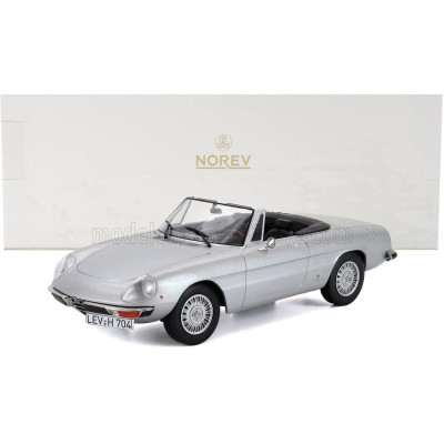 NOREV ALFA ROMEO DUETTO 2000 SPIDER 1973 - SILVER 1/18