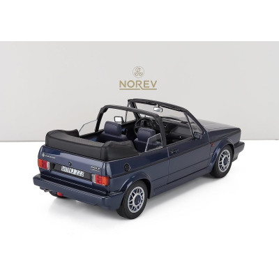 NOREV VOLKSWAGEN GOLF 1-SERIES CABRIOLET 1992 - BLUE 1/18
