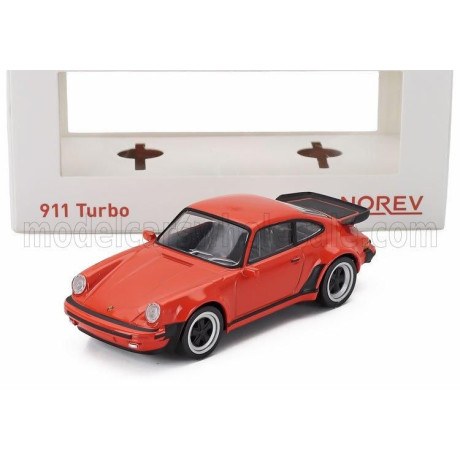 NOREV PORSCHE 911 930 3.0 TURBO COUPE 1976 - ORANGE 1/43