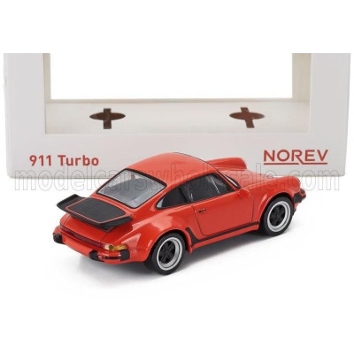 NOREV PORSCHE 911 930 3.0 TURBO COUPE 1976 - ORANGE 1/43
