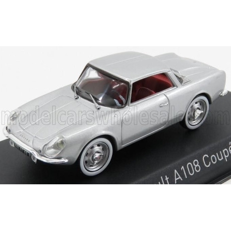 NOREV RENAULT A108 2+2 COUPE 1961 - SILVER 1/43