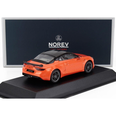 NOREV RENAULT ALPINE A110 S PACK AERO 2022 - ORANGE MET 1/43