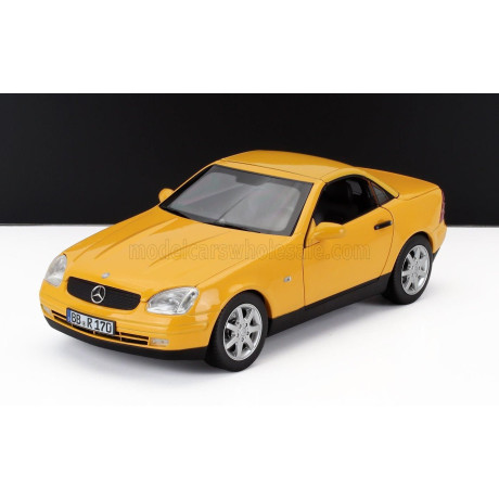 NOREV MERCEDES BENZ SLK-CLASS SLK200 CABRIOLET SPIDER (R170) 1996 - YELLOW 1/18
