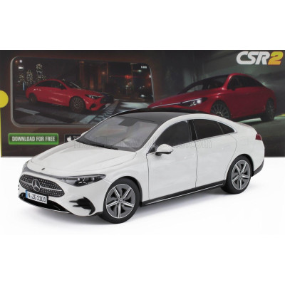 NZG MERCEDES BENZ CLA-CLASS COUPE HEV 2024 - POLAR WHITE 1/18