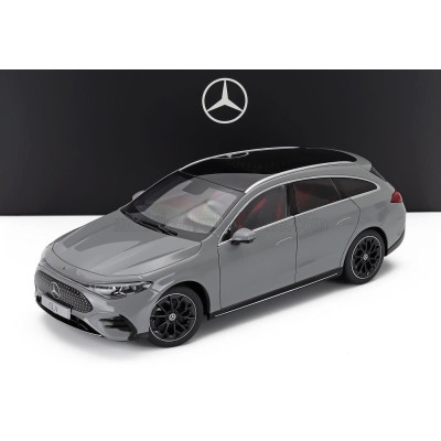 NZG MERCEDES BENZ CLA-CLASS (X174) SHOOTING BRAKE SW STATION WAGON BEV 2025 - ALPIN GREY 1/18