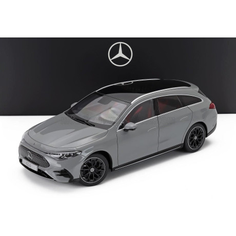 NZG MERCEDES BENZ CLA-CLASS (X174) SHOOTING BRAKE SW STATION WAGON BEV 2025 - ALPIN GREY 1/18